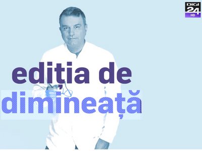 De vorbă cu Lucian Mindrută, în Ediția de dimineață