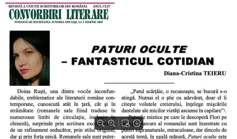 Paturi oculte - fantasticul cotidian - Doina Ruști