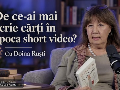 Doina Ruști, în dialog cu Lucian Mîndruță: pentru cine mai scriem romane?