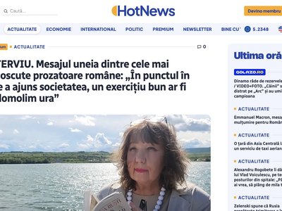 Doina Ruști Talks to HotNews